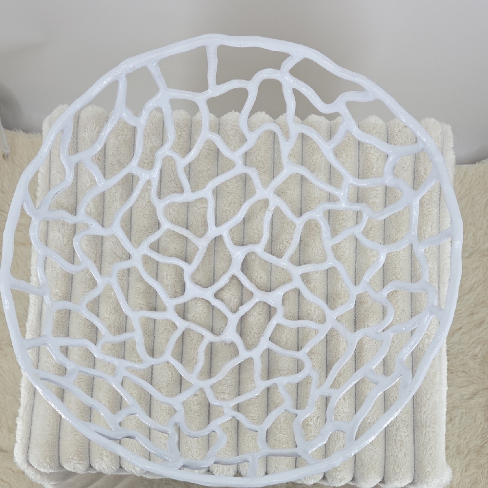 Pier 1 White Textured Basket coral reef
